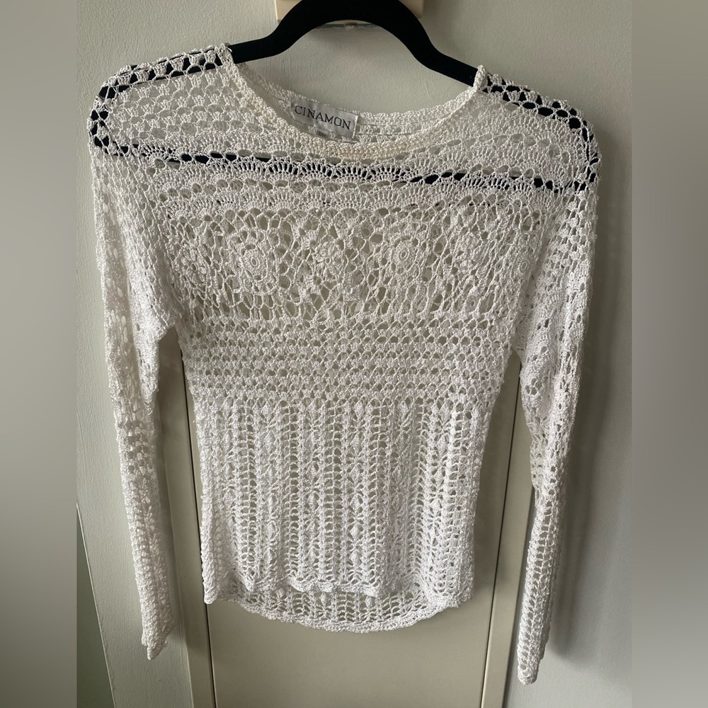 FINAL SALE - Vintage crochet top